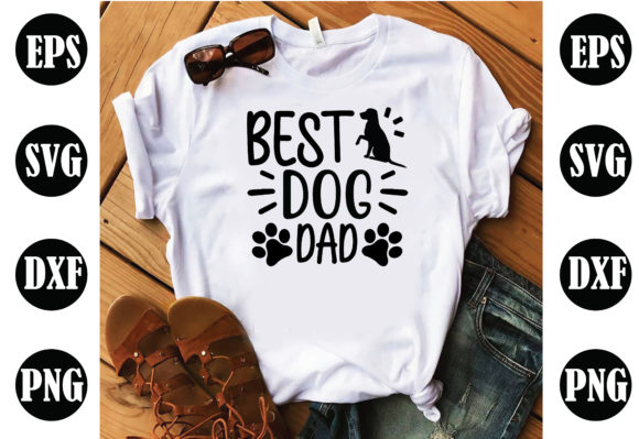 Best Dog Dad Dog SVG