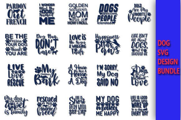 DOG Svg Design, BUNDLE