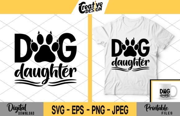 Embroidery Design Review: Dog Daughter, Dog Tshirt and Dog Svg Des