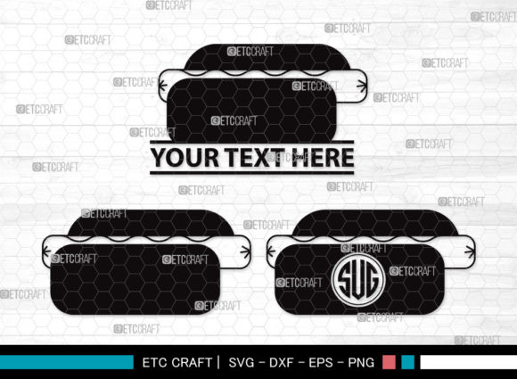 Hot Dog SVG Monogram Fast Food Svg