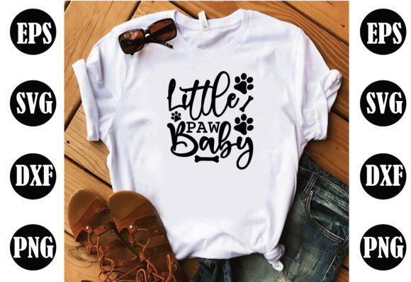 Little Paw Baby Dog SVG