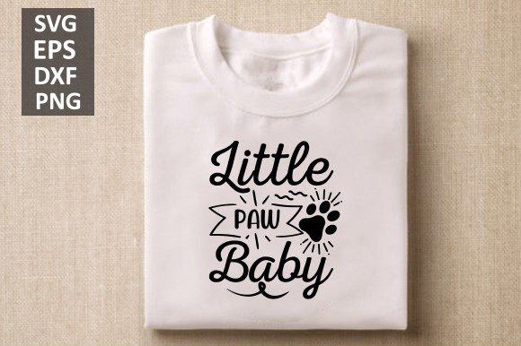 Little Paw Baby Svg Design