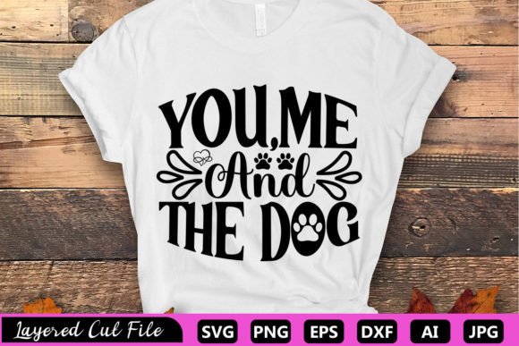 You, Me and the Dog SVG